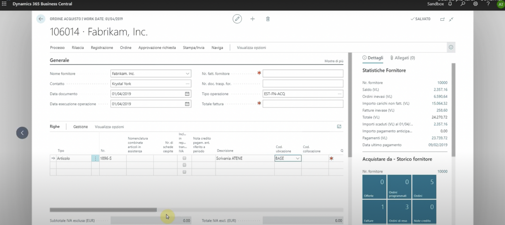 vogliamo una registrazione automatica o una registrazione da approvare infine sull'attività di qualità avviene per singola riga o per multi righe. 