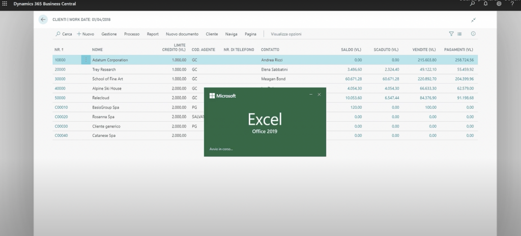 come fare modifiche sui dati di Business Central attraverso l’utilizzo di un file excel